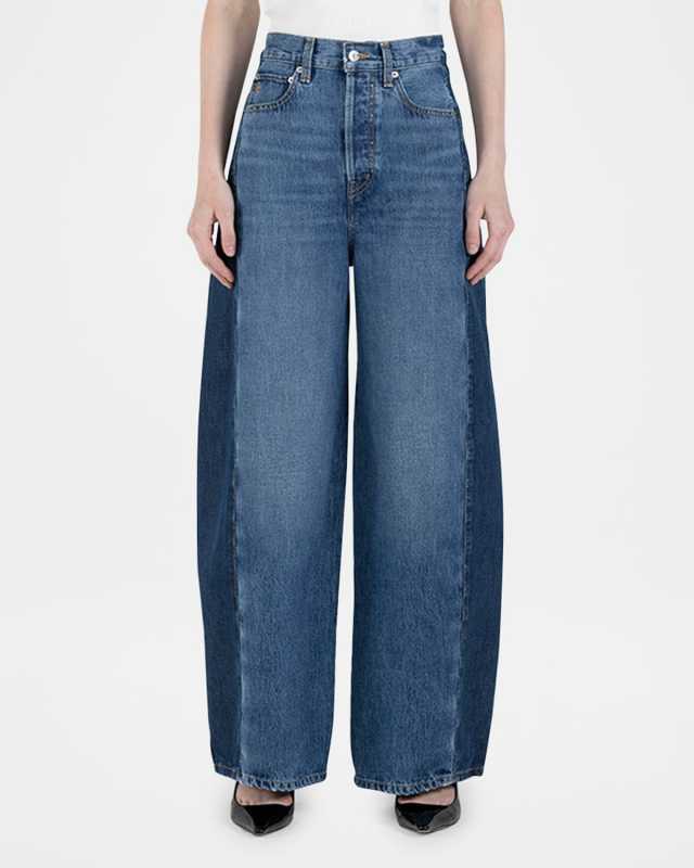 Arden Reworked Wide-Leg Jeans